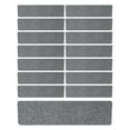thumbnail image 3 of DOLITY 15 Pieces Non Skid Rug Stair Mats Stairs Step Treads Indoor Stair Runners Gray, 3 of 9