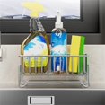 thumbnail image 3 of Sponge Holder Sink Brush Soap Drain Rack with Drain Tray For Kitchen Storage, 3 of 8