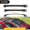 thumbnail image 3 of Nilight Roof Rack Cross Bars Fit for Jeep Cherokee 2014 2015 16 17 18 19 20 21 2022 2023 with Side Rails, Adjustable Aluminum Car Crossbars for Cargo Carrier Luggage Bike Kayak Rooftop Tent Snowboard, 3 of 7