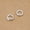 Gold, variant on 925 Sterling Silver Link Lock Jump Ring Charm Pendant Locking Clasp A5079-6 mm - 2 pcs-Platinum
