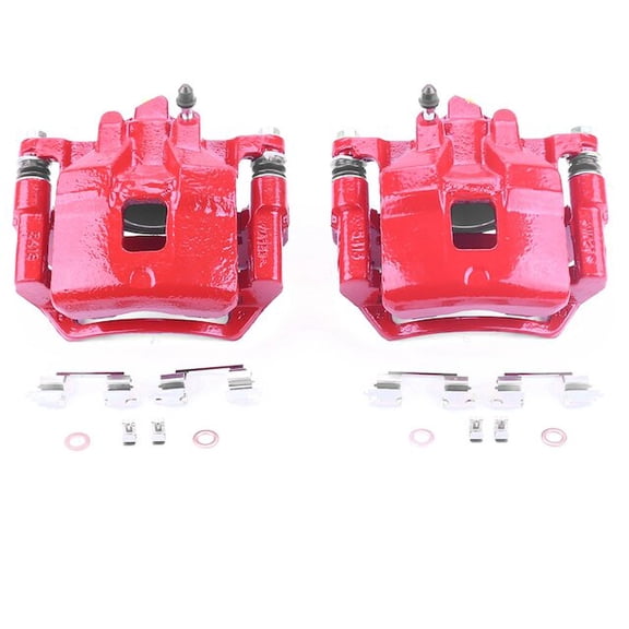Front Brake Caliper Set - Compatible with 1998 - 2002 Toyota Corolla 1999 2000 2001