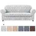 thumbnail image 1 of Subtrex Stretchy 2-Piece Washable Armchair/Lovesaet/Sofa/XL-Sofa Slipcover, Jacquard Damask Pattern, 1 of 6