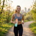 thumbnail image 4 of Sports Water Bottle, Large Capacity Frosted Blue, 1 Piece, Suitable for Outdoor Fitness Sport, 4 of 5