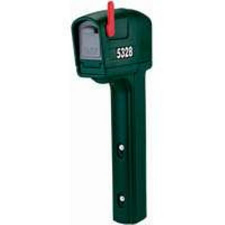 Mailmaster Trimline 53280 Heavy Duty Standard Mailbox 22-1/4 in W x 9-1/4 in D x 50-1/2 in H, Poly,