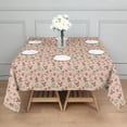 thumbnail image 3 of Pink Christmas Gingerbread and Tree Pattern Square Tablecloth,Waterproof Square Table Cover,Wipeable Spillproof Washable Table Cover for Home Kitchen Party Decor 42"X42"(107x107cm), 3 of 6