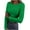 Green, variant on Spring Tops for Women Base Layers for Women Fleece Womens Long Sleeve Scoop Neck Ribbed Knit Casual Tops Tee Slim Fit Basic Shirts Base Layer Women Top Blue M