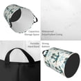 thumbnail image 2 of Susaid Anchors And Shells Print Waterproof Oxford Cloth Storage Circular Laundry Hamper BasketCapacity for Home-Small, 2 of 6