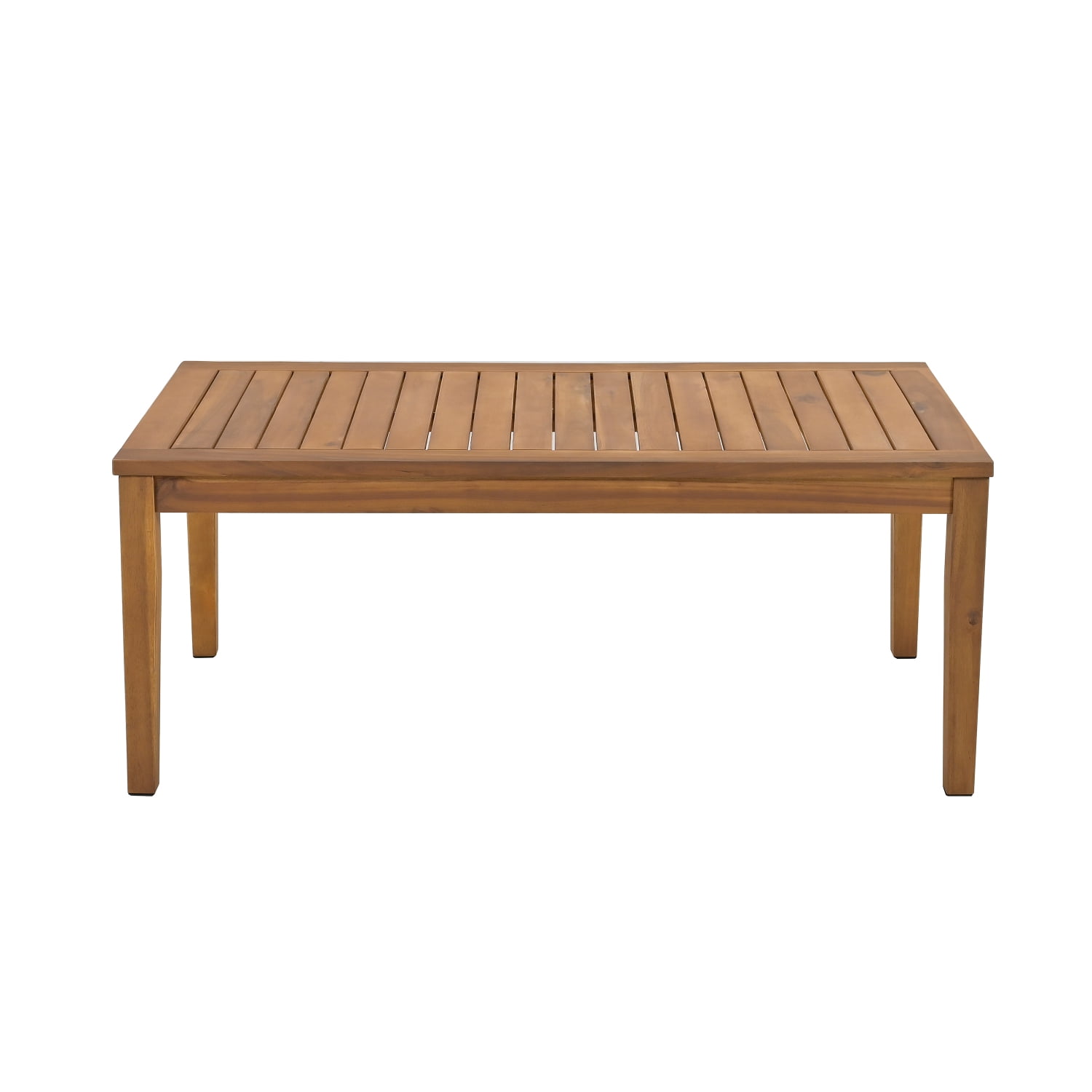 Harper & Bright Designs Outdoor Patio Conversation Set Wicker 4 Pieces Patio Furniture Set with Rattan Chair Loveseats Coffee Table for Garden Backyard Porch Poolside Balcony, Beige+Natural