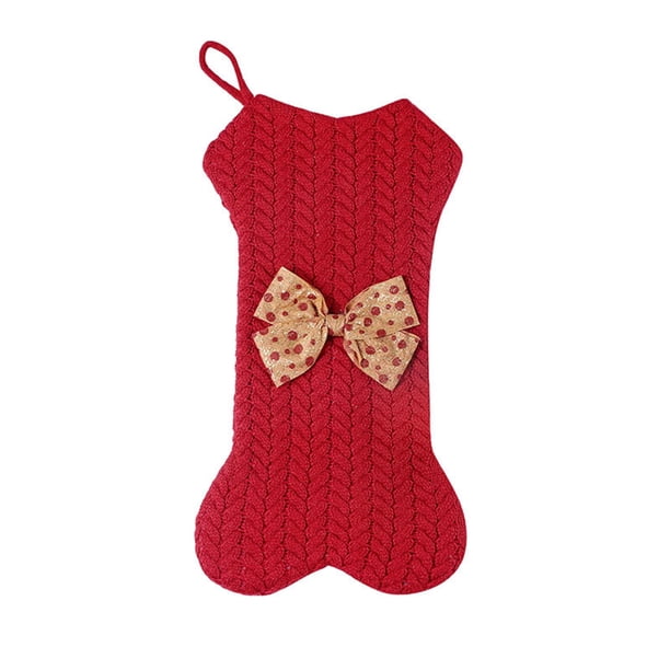 onlyliua ¡ Ofertas de Liquidación de Hoy Prime! Adornos Navideños Adornos de Lana Tejidos Bolsa de Regalo Colgante Navideño Bolsa de Regalo Grande