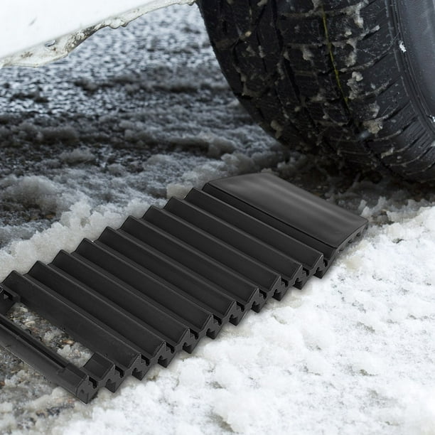 Planche de récupération Échelle de pneu de sauvetage d'urgence Plaque  antidérapante Tapis de traction pour camion/voiture/sable/neige/boue, outil  de