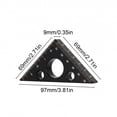 thumbnail image 3 of Aluminum Alloy Right Angle Ruler for Precise Measuring and Layout In Woodworking Metalworking and DIY Projects, 3 of 7