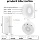 thumbnail image 5 of Wireless Doorbell, USB Powered IP55 Waterproof Doorbell with Night Light, 5 Level Volume, 5 of 5