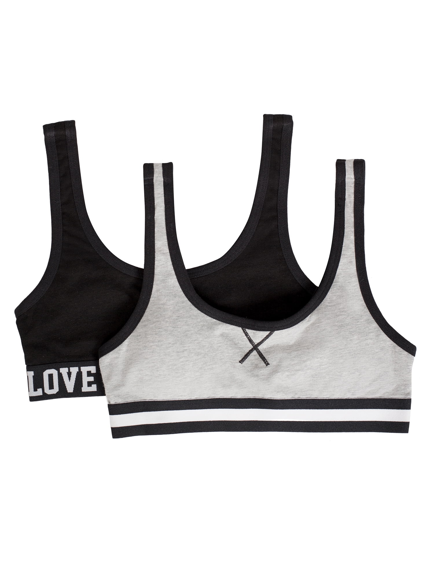 Fruit of the Loom Fruit of the Loom Girls Cotton Sports Bra 2Pack