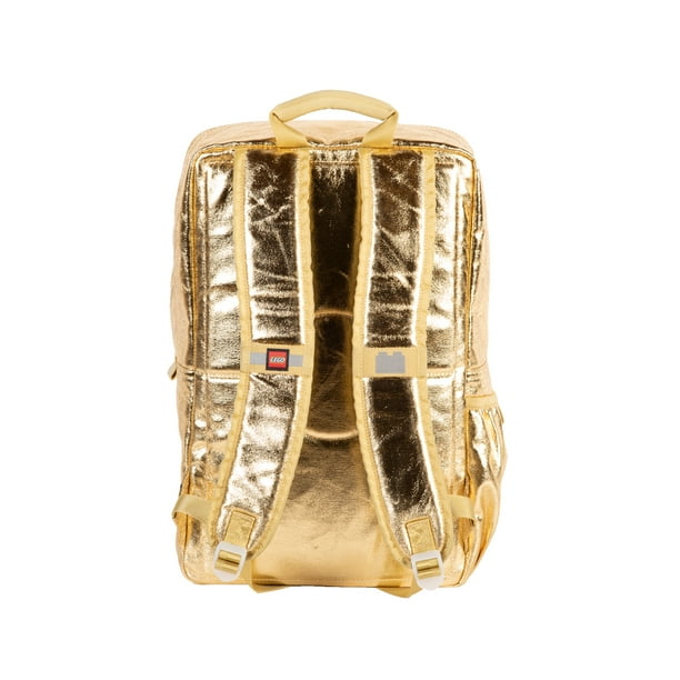 Free Shipping! LEGO Unisex Brick Backpack Gold - Walmart Business