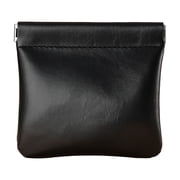 Taotanxi Leather Genuine Leather Squeeze Coin Purse, Coin Pouch Change Holder For Men/Woman Size 4 X 5