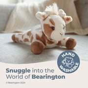 Bearington Collection Baby Patches 8 Inch Plush Giraffe Toy with Rattle - Super Soft Safari Giraffe Stuffed Animals for Babies & Newborns