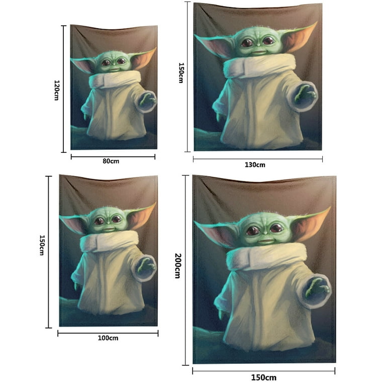Baby Yoda Blanket Yoda Blanket Warmth Soft Plush Sofa Bed Plush Blankets Walmart