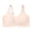 Beige, variant on Women's Bras Without Steel Rings Seamless Underwear Large Sized Comfortable Bras With European And Styles