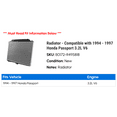 thumbnail image 2 of Radiator - Compatible with 1994 - 1997 Honda Passport 3.2L V6 1995 1996, 2 of 2