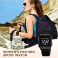 thumbnail image 5 of SKMEI Watches for Women Outdoor Sport Digital Watch Waterproof Chronograph Womens Wristwatch with Alarm/Back Light/Dual Time, 5 of 10