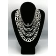 thumbnail image 5 of Silver Chain - Mens White Chain / Figaro Chain, 5 of 7