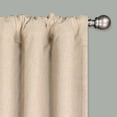thumbnail image 2 of Brookstone Harvey Solid Room Darkening Rod Pocket Window Curtain Panel, Linen, 50 x 108, 2 of 2