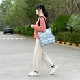 thumbnail image 2 of HAWEE Floral Tote Bag Large Shoulder Bag with Multi Pockets for Gym Travel Beach Daily Bags, 2 of 7