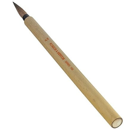 School Specialty 411017 Watercolor Paint Brush Bamboo Handle Size 3