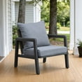 thumbnail image 2 of JP Outdoor 24" x 24" Patio Furniture Replacement Chair Cushion, Outdoor Seat Cushion Set,Water Resistant & Fade Resistant,Gray, 2 of 9