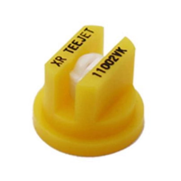 XR11002-VK Teejet Nozzle, Extended Range Flat Spray Tip, Yellow