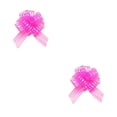 thumbnail image 1 of Yuarrent Tire de la cinta de lazos para envolver regalos Decoración de boda Cestas de regalos multicolores Regalo de Navidad para celebración Rosa Rosa oscuro 2piezas Yuarrent CBP392234, 1 of 5