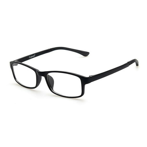 Cyxus TR90 Ultralight Computer Glasses for Blocking Blue Light UV Reduce  Eyestrain Headache, Transparent Lens Black Frame Gaming Eyewear -  Walmart.com