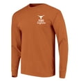 thumbnail image 2 of Men's Texas Orange Texas Longhorns Comfort Colors Mascot Overlay Long Sleeve T-Shirt, 2 of 3
