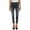 Black, variant on Moussy Vintage Womens Denim Distressed Skinny Jeans
