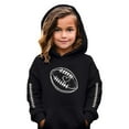 thumbnail image 2 of Cnbwig Hoodies for Girls Tops Toddler Football Print Sweatshirt Pullover Warm Lined Hoodie for Daily Wear Outdoor Sports Kids Boys Sweat Shirts Casual A-Black 3-4 T, 2 of 4