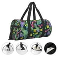 thumbnail image 5 of Fotbe Watercolor Cactuses Pattern Foldable Sports Gym Bag with Wet Dry Pocket, Ultralight Travel Bag, Large Capacity Duffel Bag, Splash Proof Carry on Bag, Overnight Bag, Weekender Bag, 5 of 8