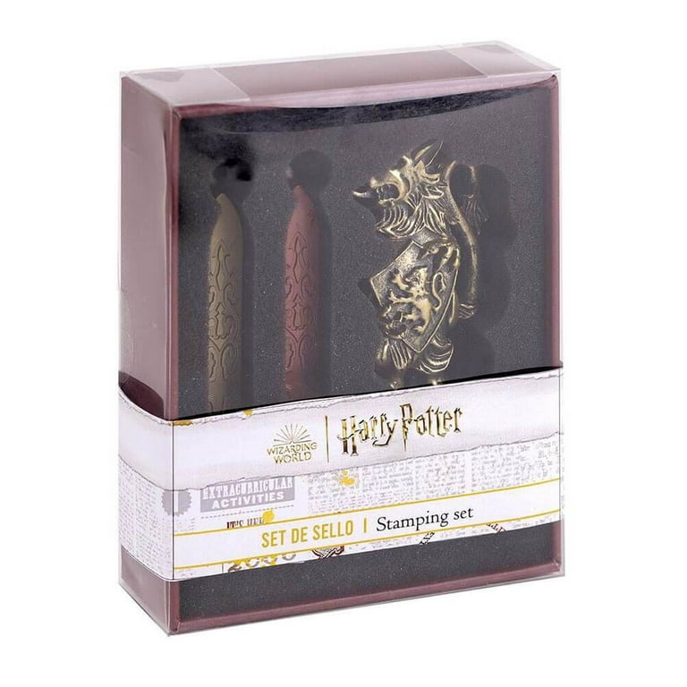 Harry Potter Hogwarts Gryffindor Wax Seal Stamp Set with GIft Box