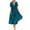 Green, variant on Horkkom Pleated Dress for Women Summer Crew Neck Short Sleeve Dress Casual Tiered Maxi Dresses, Gifts for Women 2XL