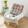 thumbnail image 7 of 22in Dutch Velvet Floor Pillow, Square Boho Meditation Cushion for Sitting, Relaxing, and Yoga Practice, 7 of 7