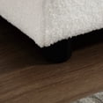 thumbnail image 5 of 2-Seat Sofa in Teddy Velvet, Stable Plastic Legs / Good for Watching Movies in Bedroom, 5 of 5