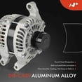 thumbnail image 4 of A-Premium Alternator Compatible with Ford Fusion 2013-2020, 2.0L 2.5L, 12V 150A 4-Groove Decoupler Pulley Clockwise, Replace# A2TX2681, 4 of 6