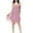 Pinks, variant on Tsesme Women's Chiffon Nightgown Backless Flowy Hem Short Nightdress Summer Spaghetti Strap Casual Nightshirt
