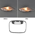 thumbnail image 1 of Real Bright Soft Car Interior Carbon Fiber Sticker DecorationCarbon Fiber Rear Reading Light Panel Cover For Mitsubishi Lancer 2008-2015Auto Car Protection Interior Accessories, 1 of 8