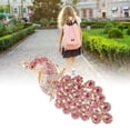 thumbnail image 3 of Encanto Del Bolso Del Pavo Real, Llavero Atractivo Durable Conveniente Del Pájaro Del Pavo Real Para El Bolso Para El Bolso Para El Teléfono Para La Novia, 3 of 7