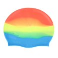 thumbnail image 5 of Elastic Waterproof PU Fabric Swimming Cap Protect Ears Long Hair Sports Swim Pool Hat Free Size, 5 of 6