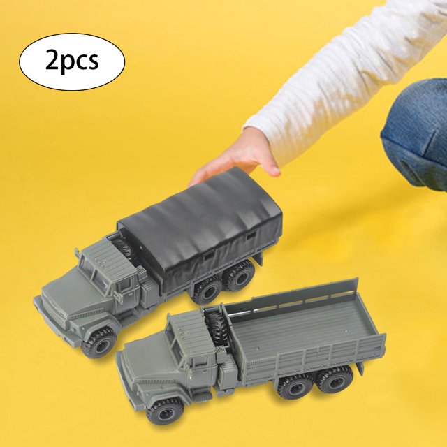 camión de transporte de juguetes, de juguetes de camión de basura de camiones modelo a escala,Juguete de camión de transporte a escala 1:72 ensamblable unisex,vehículos camiones juguetes Salvador camión de transporte de juguetes