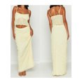 thumbnail image 2 of LMLYSoH Women’s Two Piece Summer Outfits Sleeveless Ruffle Hem Cami Tops and Long Skirt Set Beachwear, 2 of 9