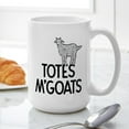 thumbnail image 6 of CafePress - Totes M'goats Mugs - 15 oz Ceramic Large White Novelty Mug, 6 of 6