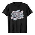 thumbnail image 4 of LEKDFST Boys Girls Back to School Graphic Tees Pre Kindergarten 1st 2nd 3rd Grade First Day of School T-Shirts Unisex Kids Short Sleeve Shirts Black 3-4 Years, 4 of 4