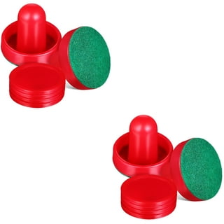2 Sets of Ice Hockey Replacement Pucks Paddles Slider Pushers with